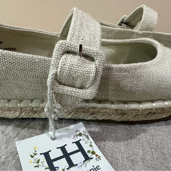 NEW Haute Hippie Cecily Women’s Shoes Espadrilles Beige  Size 6.5 Canvas - Picture 4 of 6